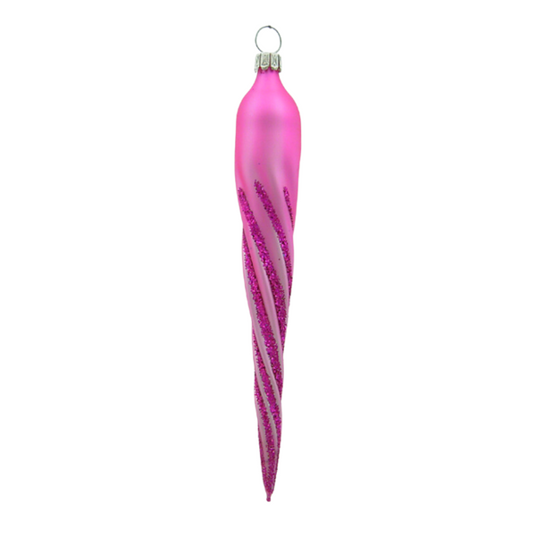 Icicle, pink by Old German Christmas