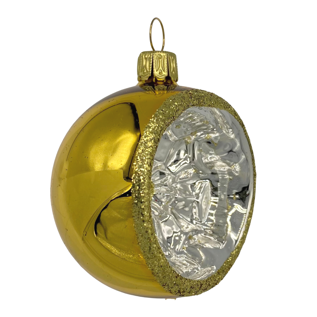 Reflector, small, gold by Old German Christmas