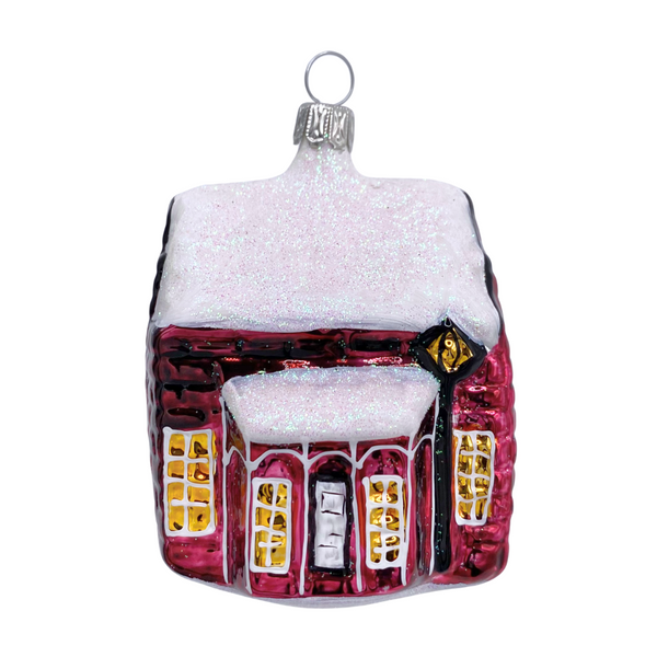 House Ornament, red by Old German Christmas