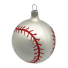 Baseball with Red glittered Stitching, Ornament by Old German Christmas