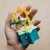 The Star Tailors Crank Music Box by Graupner Holzminiaturen