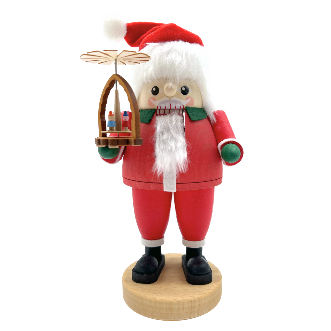 Santa nutcracker with pyramid by Richard Glasser GmbH Santa nutcracker with pyramid by Richard Glasser GmbH