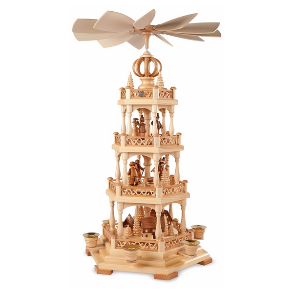 Erzgebirge Figures, Three Tier Pyramid by Mueller GmbH