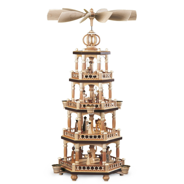 Four Tier "Christmas Story" Pyramid by Mueller GmbH