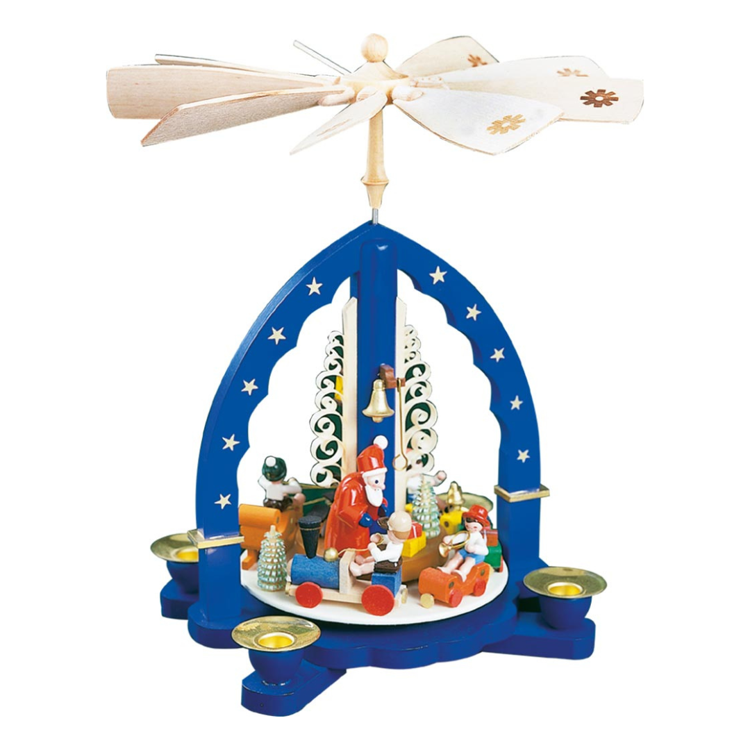 Santa Pyramid, blue by Richard Glasser GmbH