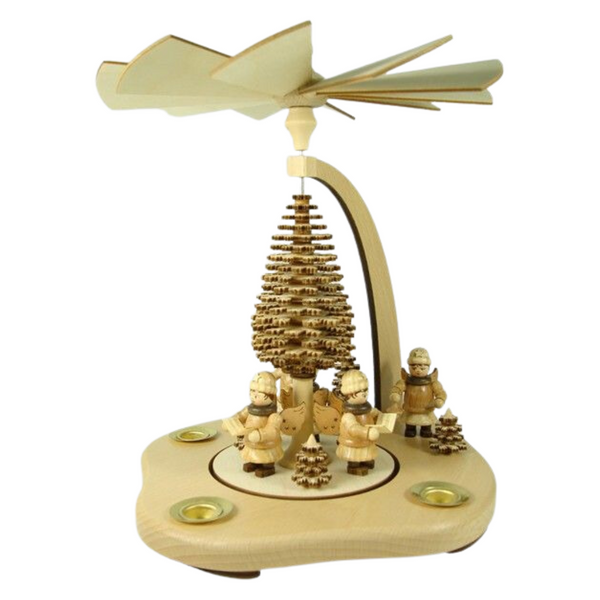 Pyramid with Layer Tree and Angels by Kunstgewerbe Lenk und Sohn