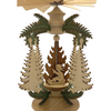 Branch and Tree Frame with Children and Snowman, Table Pyramid by Harald Kreissl