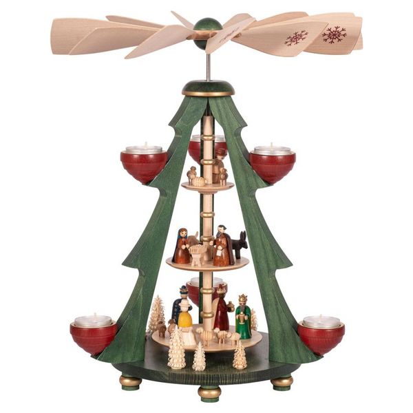 Tree Frame Pyramid, Nativity Story by Richard Glasser GmbH