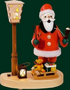 Santa with Lantern Smoker by Richard Glasser GmbH