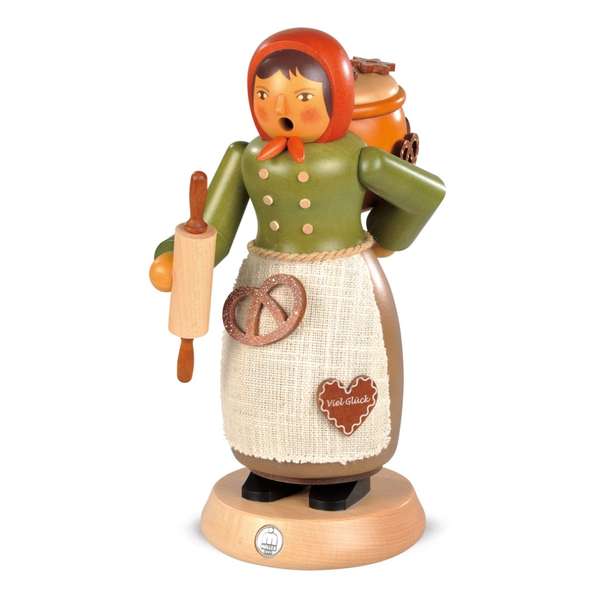 Female Gingerbread Merchant Incense Smoker by Mueller GmbH