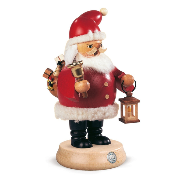 Santa Claus with lantern and sack Incense Smoker by Mueller GmbH