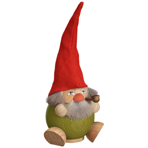 Thyme Scented Red Hat Gnome, Incense Smoker by Seiffener Volkskunst