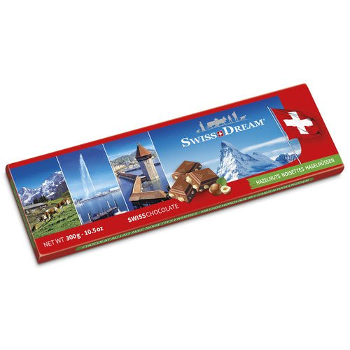 Swiss Dream Milk Chocolate Hazelnut Souvenir Bar