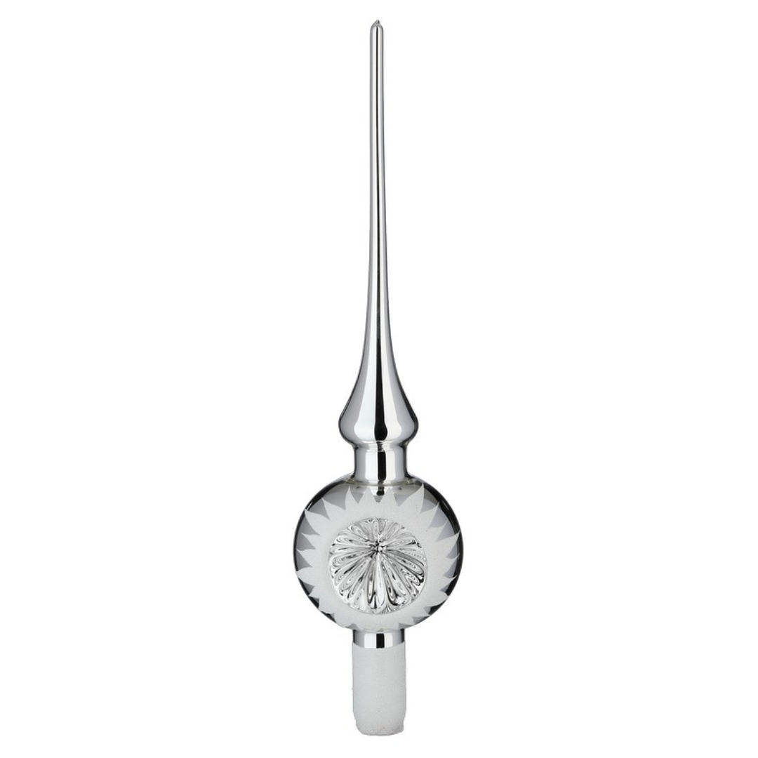 Silver Shine Tree Topper by Inge Glas of Germany