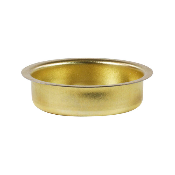 Brass Cup for Tea Light Candles, short for German Pyramids