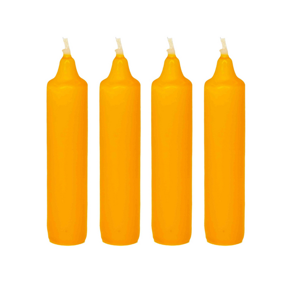 Advent Candle, Natural, 25mm, 4 pack by EWA Kerzen