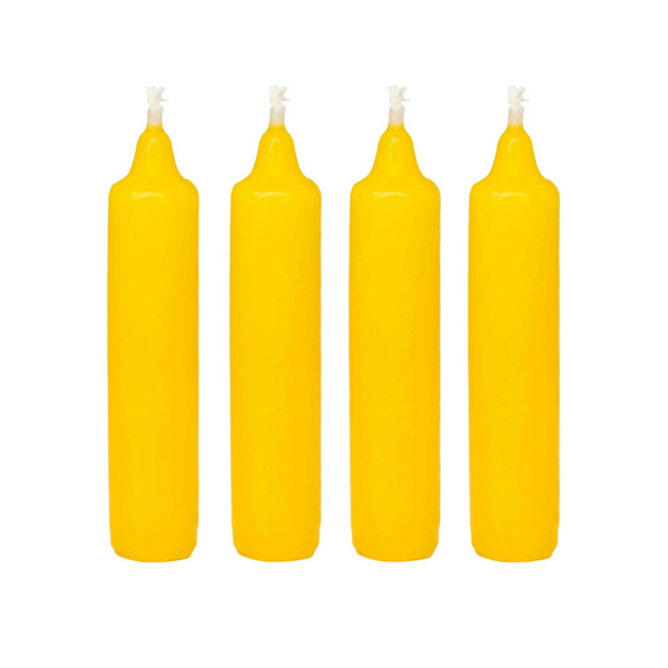 Advent Candle, Gold, 23mm, 4 pack by EWA Kerzen