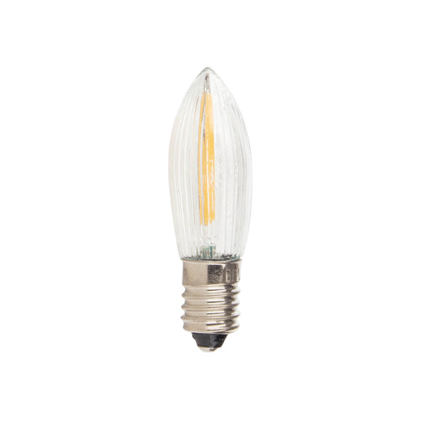 8v to 55v, LED 0.1-0.3w replacement ribbed bulb