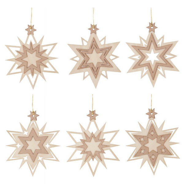Snow Crystal Ornaments by Kuhnert GmbH