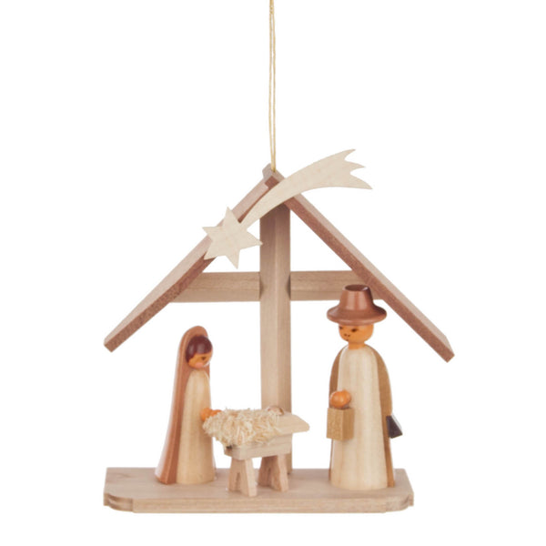 Wooden Ornament Nativity