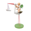 Angel on Stork with Boy by Wendt und Kuhn