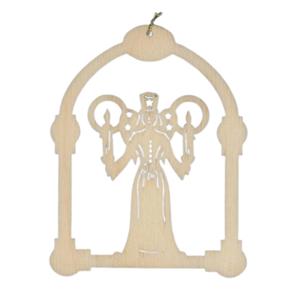 Arch Ornament with Angel by Kunstgewerbe Lenk und Sohn
