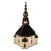 Seiffener Kirche sm, with light by Kunstgewerbe Lenk und Sohn