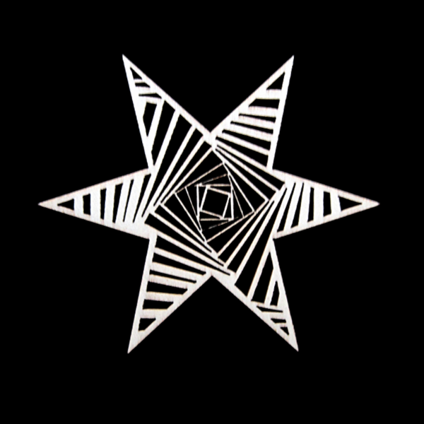 Star with Squares Wood Ornament by Wandera GmbH