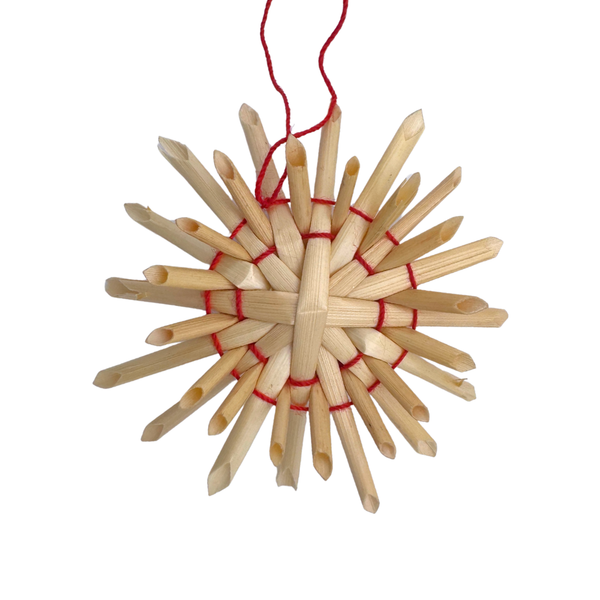Straw 3-D Snowflake from Wandera