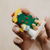 Green Tree with Angel Ornament by Graupner Holzminiaturen