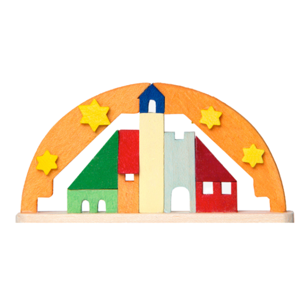 Candle Arch,  orange by Graupner Holzminiaturen