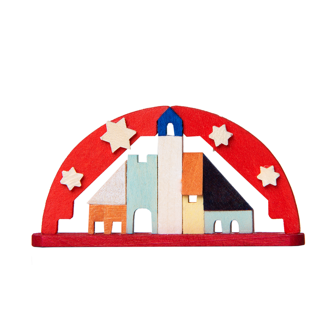 Candle Arch, red by Graupner Holzminiaturen