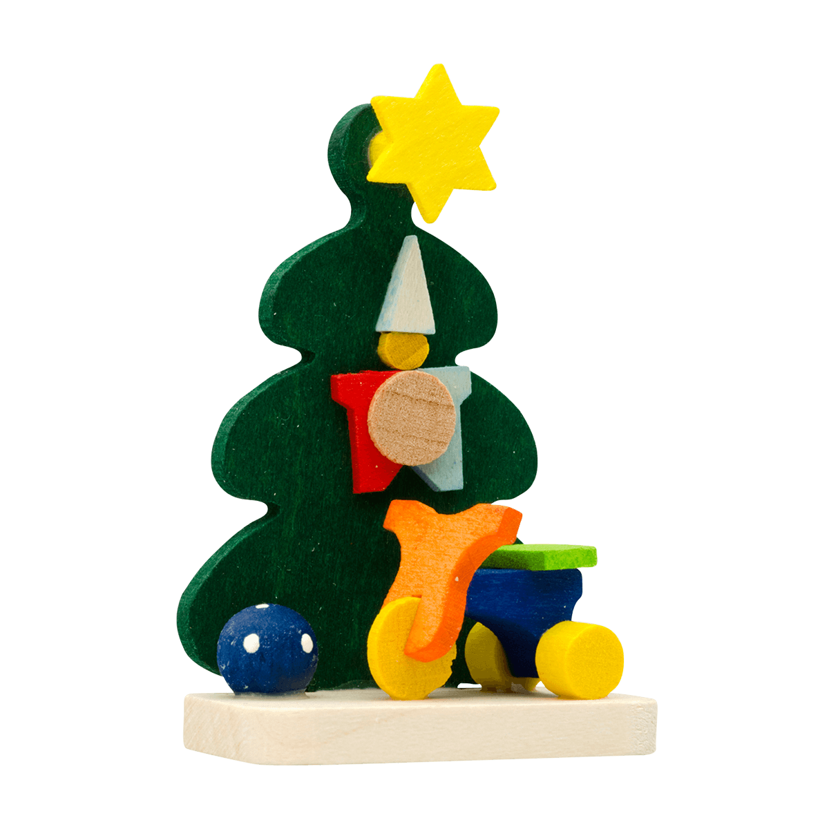 Christmas Tree with Gifts Ornament by Graupner Holzminiaturen