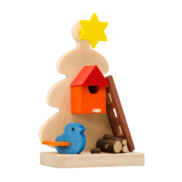 Christmas Tree with Gifts Ornament by Graupner Holzminiaturen