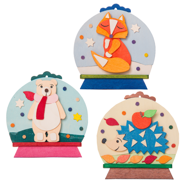 Snow Globe Ornament by Graupner Holzminiaturen