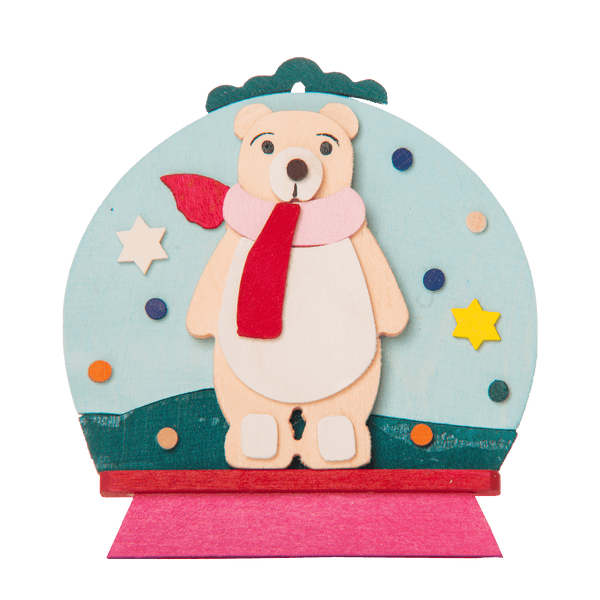 Snow Globe Ornament by Graupner Holzminiaturen