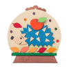 Snow Globe Ornament by Graupner Holzminiaturen