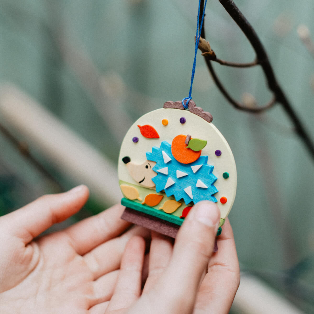 Snow Globe Ornament by Graupner Holzminiaturen