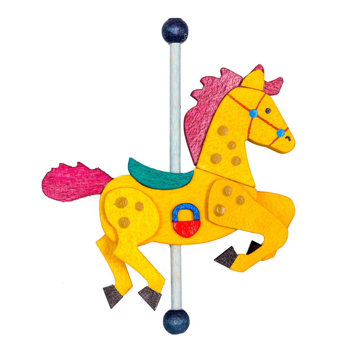 Carousel Horse Ornament by Graupner Holzminiaturen