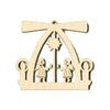 Pyramids and Arches Wood Ornaments by Kuhnert GmbH