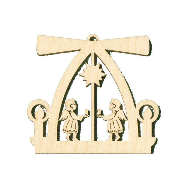 Pyramids and Arches Wood Ornaments by Kuhnert GmbH