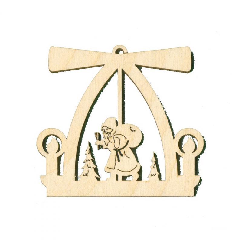 Pyramids and Arches Wood Ornaments by Kuhnert GmbH