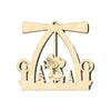 Pyramids and Arches Wood Ornaments by Kuhnert GmbH