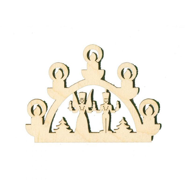 Pyramids and Arches Wood Ornaments by Kuhnert GmbH