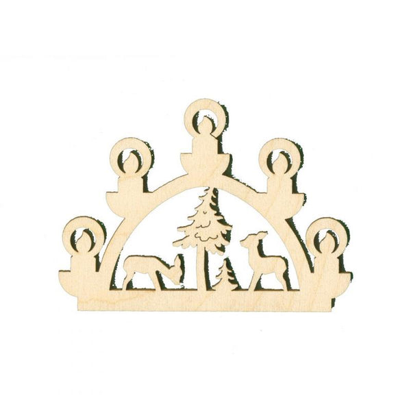 Pyramids and Arches Wood Ornaments by Kuhnert GmbH