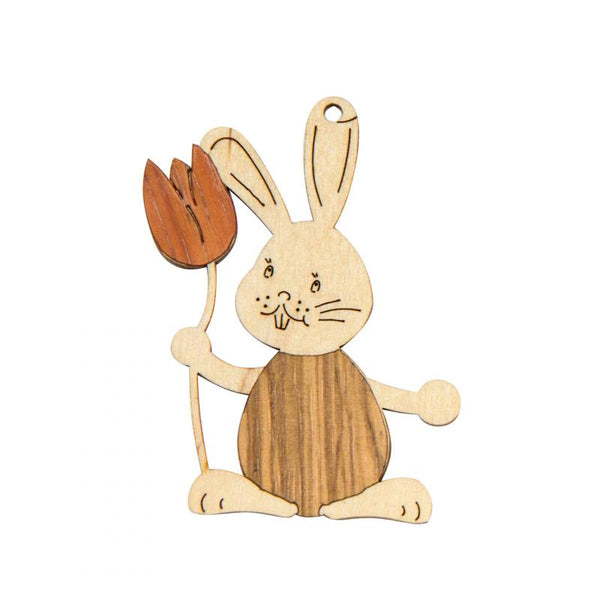 Rabbit Wood Ornaments by Kuhnert GmbH
