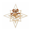 Star Wood Ornaments, two tone by Kuhnert GmbH