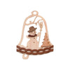 Wood Bell Ornaments by Kuhnert GmbH