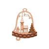 Wood Bell Ornaments by Kuhnert GmbH