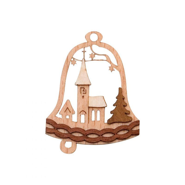 Wood Bell Ornaments by Kuhnert GmbH